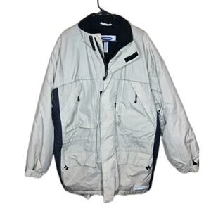 Old Navy Insulated Jacket Y2K Biege /Black Size Large